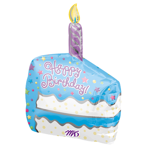 Birthday Cake Delivery on 13 X 24 Slice Of Birthday Cake
